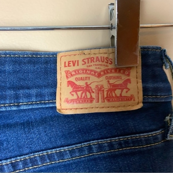 [Levi's] Mid Rise Blue Denim 815 Curvy Bootcut Jeans Classic Casual - Picture 10 of 10